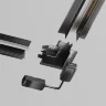 Коннектор угловой Radity встраиваемый черный (Черный) TRA084CL-12B - фото 4