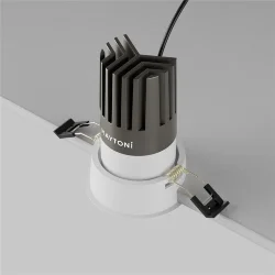 Встраиваемый светильник Омут+ / Dip 15 Вт 3000 К 50° (Белый) DL118-15W-3K-W