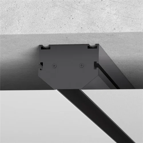 Slim Magnetic Комплект заглушек для шинопровода в натяжной потолок: торцевая и внутренняя черный 85233/00 - фото 2