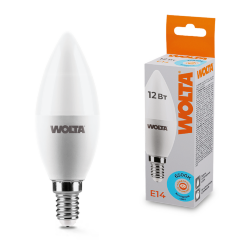 Светодиодная лампа WOLTA 25WC12E14 12Вт 6500K Е14