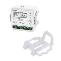 UCH-A301 2C-WF WHITE Умное реле Wi-Fi, 2 канала, 100-240В, 2x10А, 2x2200Вт, 2x250Вт для светодиодов, Встраиваемое, Голосовое управление+приложение UnielSmart, TM Uniel