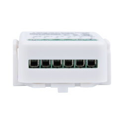 UCH-A301 2C-WF WHITE Умное реле Wi-Fi, 2 канала, 100-240В, 2x10А, 2x2200Вт, 2x250Вт для светодиодов, Встраиваемое, Голосовое управление+приложение UnielSmart, TM Uniel
