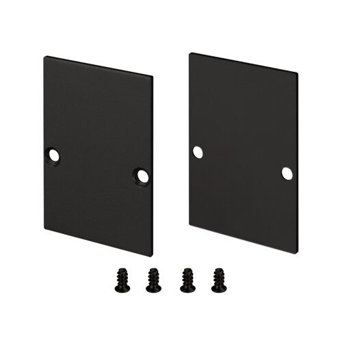 Заглушка SL-COMFORT32-FANTOM BLACK глухая (Arlight, Металл) - фото 1