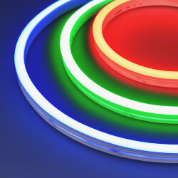 Образец Гибкий неон ARL-MOONLIGHT-1712-SIDE 24V RGB (Arlight, 12 Вт/м, IP67) 029775