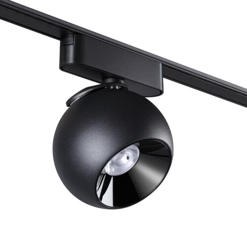 Трековый светильник для низковольтного шинопровода «Novotech» 359266, серия: SMAL (крепление к треку). Фото 2.