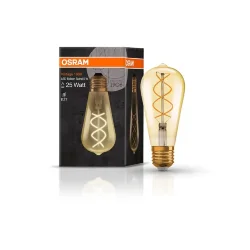 Лампа Эдисон 5W/2000K (=25W) E27 | Vintage 1906 Edison GOLD FILAMENT | - OSRAM