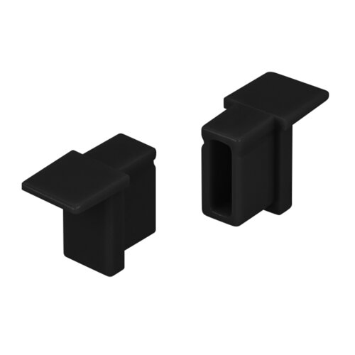 Заглушка SL-MINI-6-H9 BLACK глухая (Arlight, Пластик) - фото 1