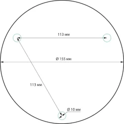 Ландшафтный светильник 1508 Techno черный IP54 1508 Techno черный (035096)
