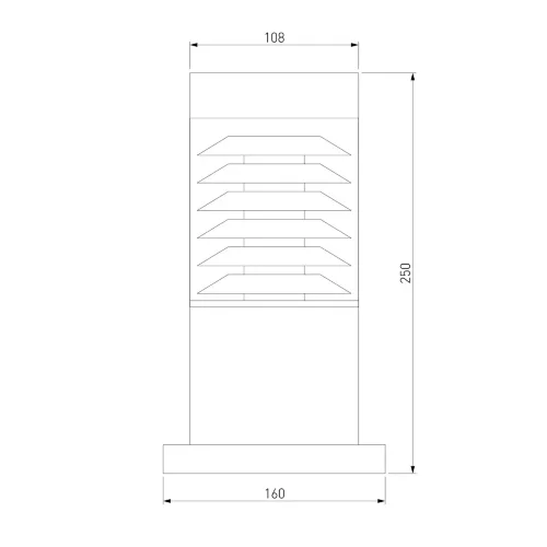 Ландшафтный светильник 1508 Techno черный IP54 1508 Techno черный - фото 4