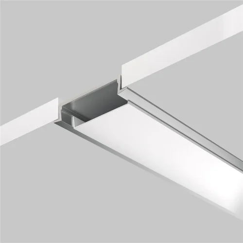 Алюминиевый профиль встраиваемый с накладным фланцем 30x6 (Серебро, 2 м), ALM-3006-S-2M 632018 (Серебро) - фото 3