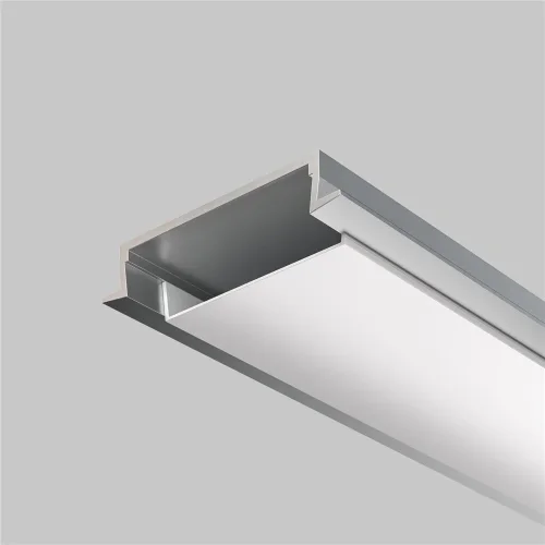 Алюминиевый профиль встраиваемый с накладным фланцем 30x6 (Серебро, 2 м), ALM-3006-S-2M 632018 (Серебро) - фото 3