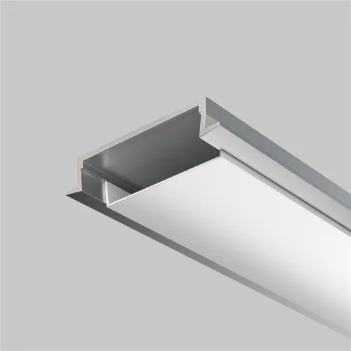 Алюминиевый профиль встраиваемый с накладным фланцем 30x6 (Серебро, 2 м), ALM-3006-S-2M 632018 (Серебро) 632018 - фото 3