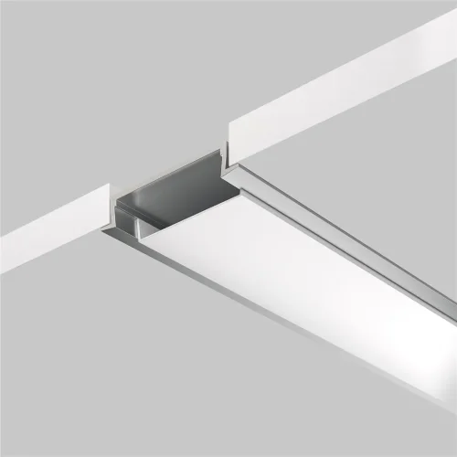 Алюминиевый профиль встраиваемый с накладным фланцем 30x6 (Серебро, 2 м), ALM-3006-S-2M 632018 (Серебро) 632018 - фото 4