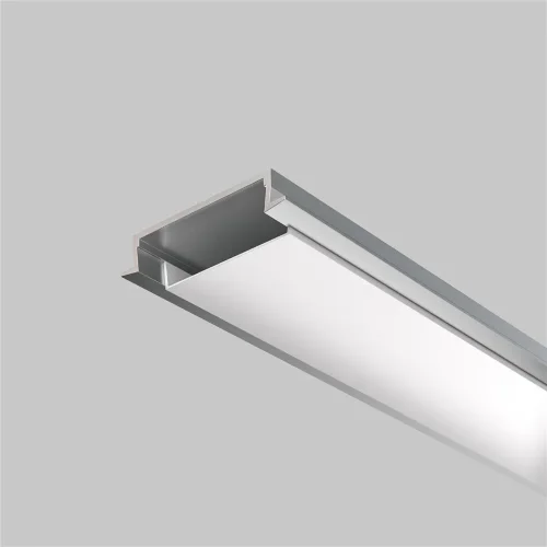 Алюминиевый профиль встраиваемый с накладным фланцем 30x6 (Серебро, 2 м), ALM-3006-S-2M 632018 (Серебро) 632018 - фото 5