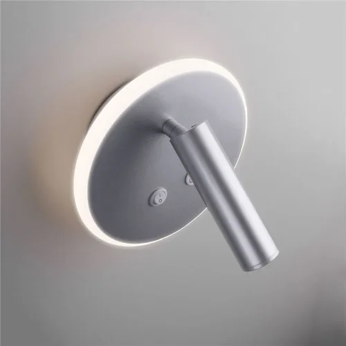Настенный светодиодный светильник Tera LED серебро Tera LED серебро (MRL LED 1014) - фото 3