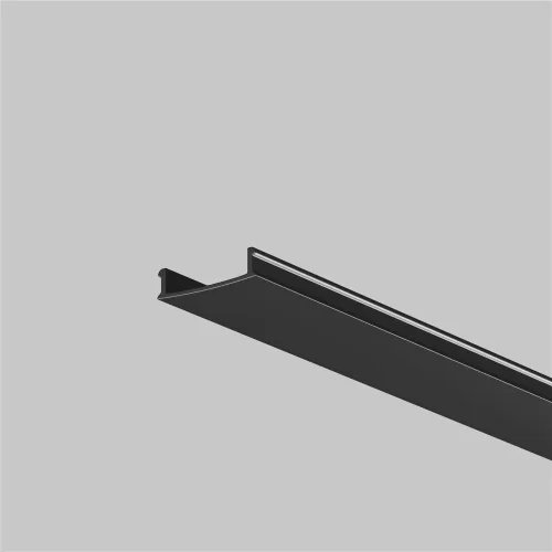 Рассеиватель для профиля 61×14 (Чёрный, 2 м), ALM-6114-B-DF-2M 642014 (Черный) - фото 2