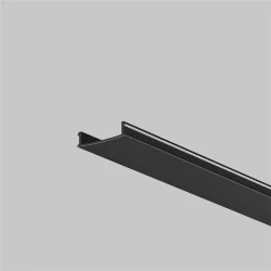 Рассеиватель для профиля 61×14 (Чёрный, 2 м), ALM-6114-B-DF-2M 642014 (Черный)