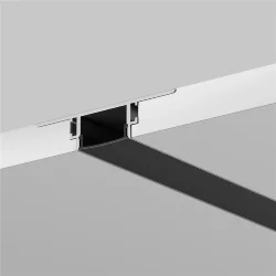 Рассеиватель для профиля 61×14 (Чёрный, 2 м), ALM-6114-B-DF-2M 642014 (Черный)