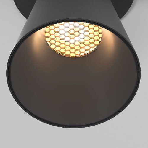 светильник встраиваемый поворотный светодиодный Bell 8W 3000K черный - Фото 3