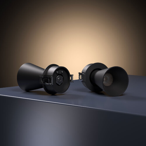 светильник встраиваемый поворотный светодиодный Bell 8W 3000K черный - Фото 4