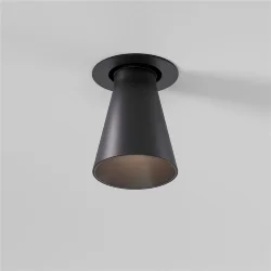 светильник встраиваемый с антибликовой решеткой Bell 8W 3000K черный 25097/LED (068058)