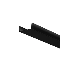 Рассеиватель для профиля 15×06 (Чёрный, 2 м), ALM-001-B-DF-2M 642021 (Черный)