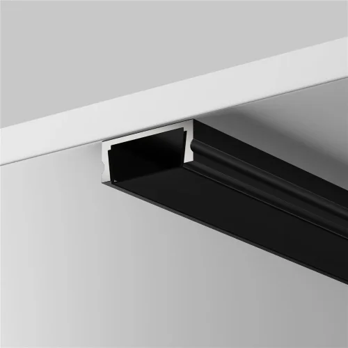 Рассеиватель для профиля 15×06 (Чёрный, 2 м), ALM-001-B-DF-2M 642021 (Черный) - фото 3