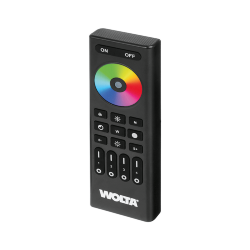 Пульт WOLTA SMART WRC-07/BK для лент RGB, RGBW, RGBW+MIX, 4 зоны IP20 2,4ГГц черный