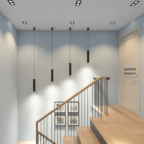 DK3072-BBR Встраиваемый светильник, IP 20, 10 Вт, GU5.3, LED, черный/бронзовый, пластик. Фото 4