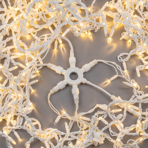 UTC-F90 Y6 WHITE Соединитель для гирлянд серии F90RPO, круговой, 1 вход-5 выходов, Белый - фото 4