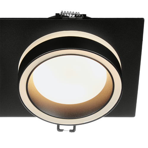 Светильник WOLTA WDL-GX53/06BL-02 под лампу GX53 Черный LUCE - фото 6.