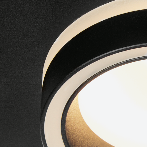 Светильник WOLTA WDL-GX53/06BL-02 под лампу GX53 Черный LUCE - фото 7.