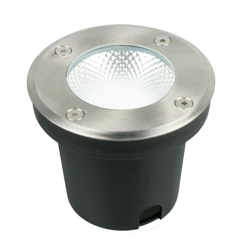 ULU-B12A-9W/2700K IP67 GREY Светильник светодиодный уличный. Архитектурный встраиваемый. Теплый белый свет (2700К) Корпус серый. - фото