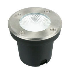 ULU-B12A-9W-2700K IP67 GREY Светильник светодиодный уличный, Архитектурный встраиваемый, Теплый белый свет 2700К, Корпус серый.