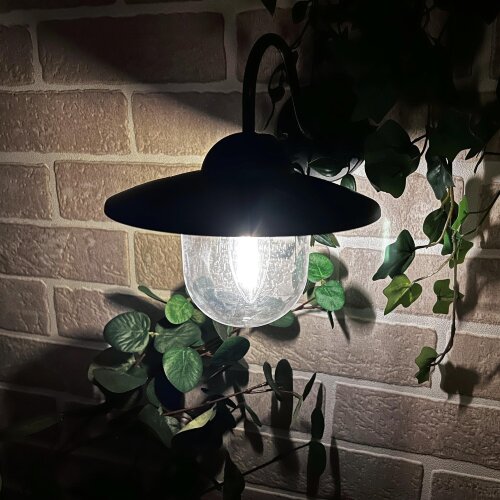 USL-F-152-PT200 LONDON Cветильник настенный на солнечной батарее с филаментной лампой, Теплый белый свет, 1xАА Ni-Mh аккумулятор в-к, IP44, TM Uniel - фото 7