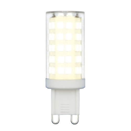 LED-JCD-9W-3000K-G9-CL GLZ09TR Лампа светодиодная, прозрачная, Теплый белый свет 3000К. - фото 1