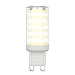 LED-JCD-9W-3000K-G9-CL GLZ09TR Лампа светодиодная, прозрачная, Теплый белый свет 3000К.
