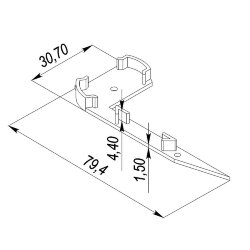 Заглушка для LC-PDS-2879 Правая