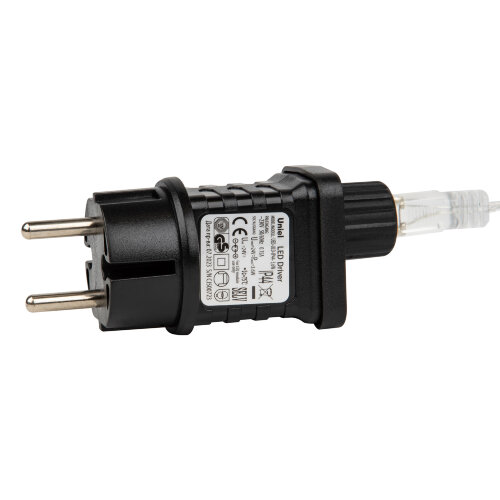 ULD-B12006-195-TTK MULTI IP44 Бахрома светодиодная с эффектом мерцания, 12м, Соединяемая, 195 светодиодов, Разноцветный свет, Провод прозрачный - фото 5