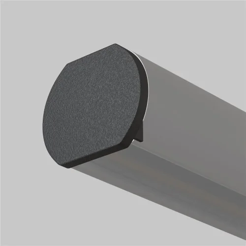 Заглушка для круглого шинопровода, 2 шт. Basity, черный (Черный) - фото 3