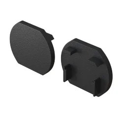 Заглушка для круглого шинопровода, 2 шт. Basity, черный (Черный) TRA172EC-R-11B