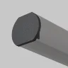 Заглушка для круглого шинопровода, 2 шт. Basity, черный (Черный) TRA172EC-R-11B - фото 3