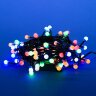 ULD-S0500-100-DGA MULTI IP20 COLORBALLS-1 Гирлянда светодиодная с контроллером Разноцветные шарики-1, 5м, 100 светодиодов, Разноцветный свет, Провод зеленый - фото 1