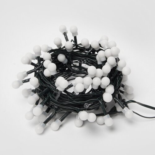 ULD-S0500-100-DGA MULTI IP20 COLORBALLS-1 Гирлянда светодиодная с контроллером Разноцветные шарики-1, 5м, 100 светодиодов, Разноцветный свет, Провод зеленый - фото 4