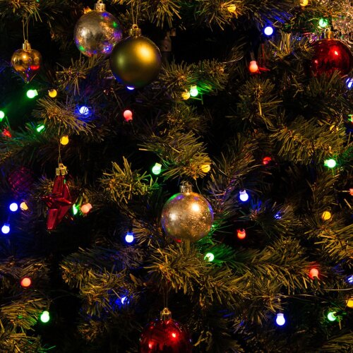 ULD-S0500-100-DGA MULTI IP20 COLORBALLS-1 Гирлянда светодиодная с контроллером Разноцветные шарики-1, 5м, 100 светодиодов, Разноцветный свет, Провод зеленый - фото 5