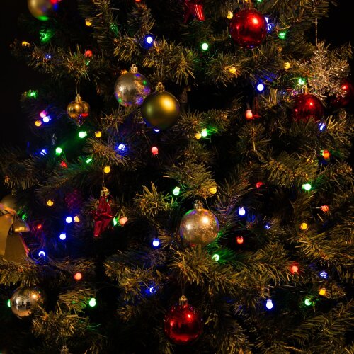 ULD-S0500-100-DGA MULTI IP20 COLORBALLS-1 Гирлянда светодиодная с контроллером Разноцветные шарики-1, 5м, 100 светодиодов, Разноцветный свет, Провод зеленый - фото 6