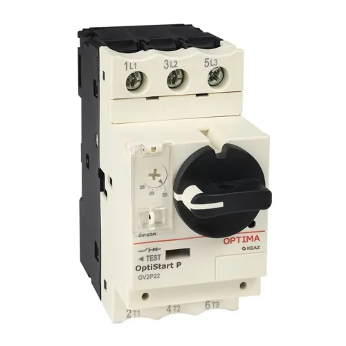 Выключатель автоматический 3п 14А диапазон уставок 9…14А OptiStart P GV2P16 КЭАЗ 372909 - фото