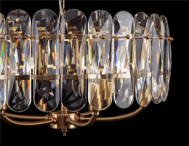 Подвесной светильник Suite E14х6 (Латунь) - фото 8