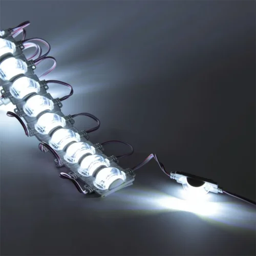 Светодиодный модуль 3 led 2835 MOD105 (12V, 1.5W, cool white, IP65) - фото I