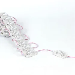 Светодиодный модуль 3 led 2835 MOD105 (12V, 1.5W, cool white, IP65)